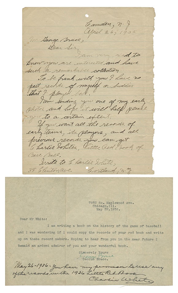 The George Brace Collection - Two Jake Virtue Letter with Page ALS