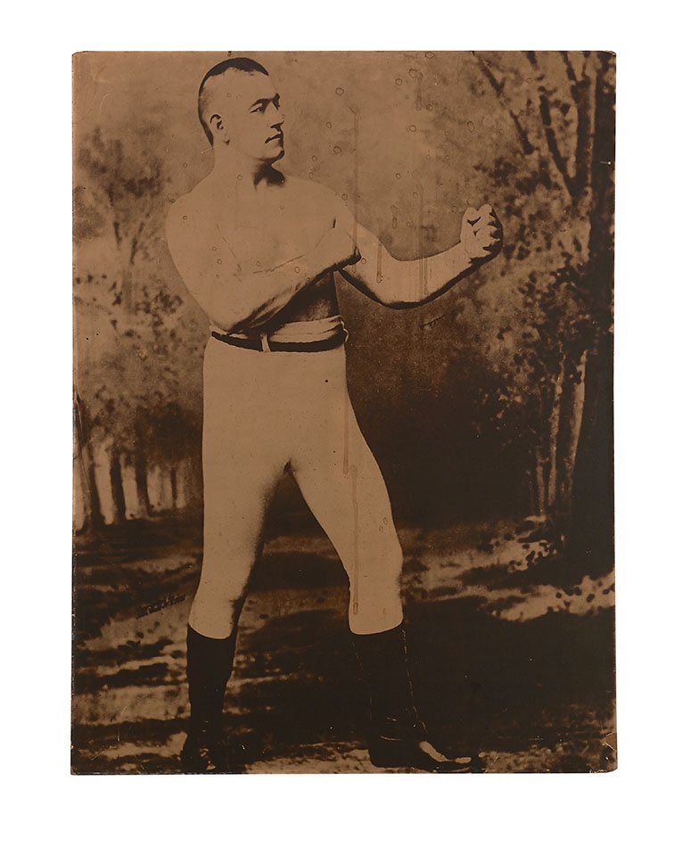 Large John L. Sullivan Placard