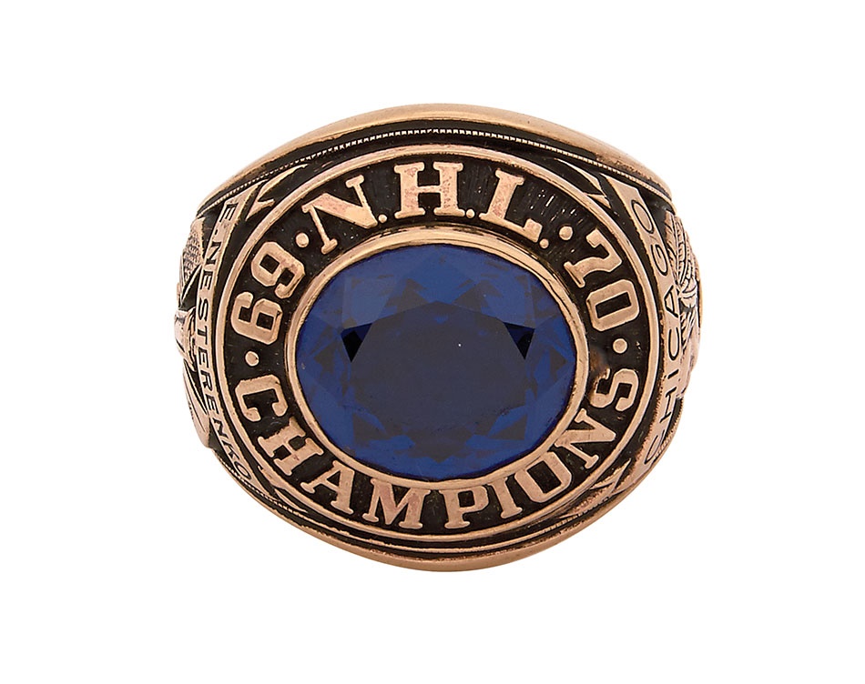 Hockey - 1969-70 Chicago Blackhawks NHL Championship Ring
