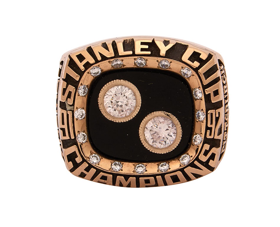 Hockey - 1992 Pittsburgh Penguins Stanley Cup Championship Ring