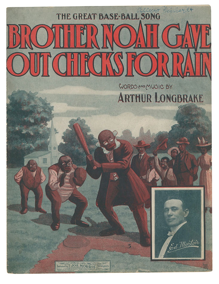 - 1907 Negro League Baseball Sheet Music