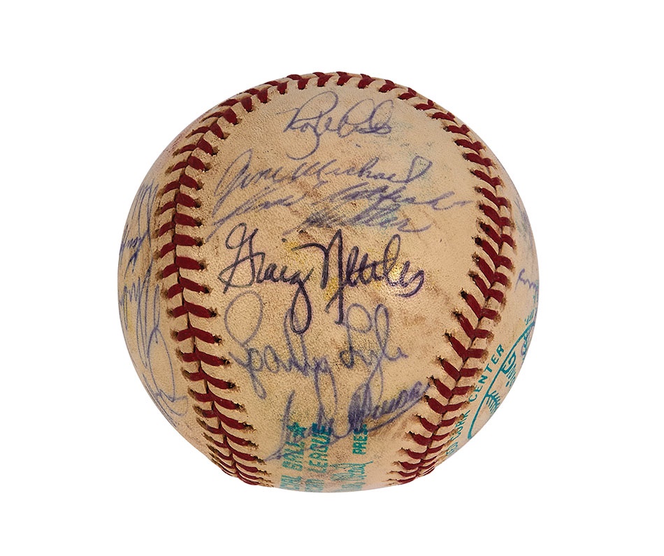 - 1976 New York Yankees Team-Signed Baseball