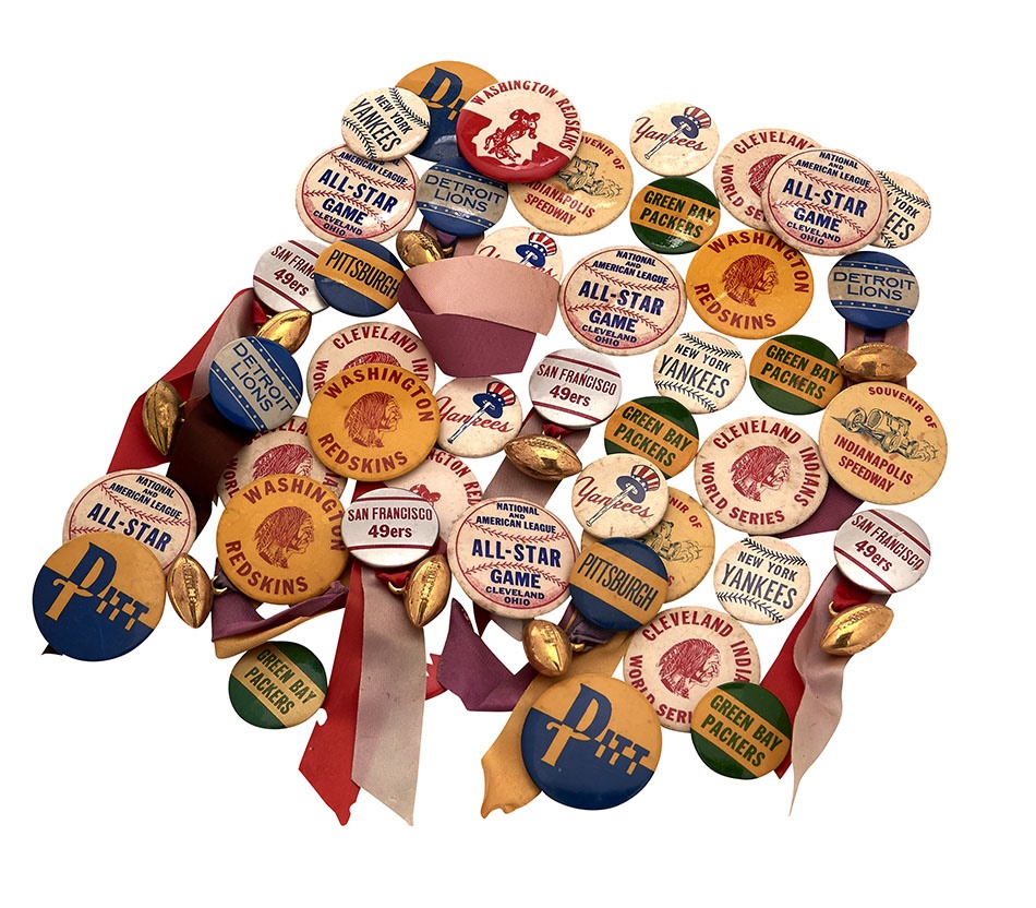 1940s-50s Sports Pin Collection (43)