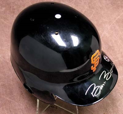 - Circa 1995 Barry Bonds Game Worn Batting Helmet