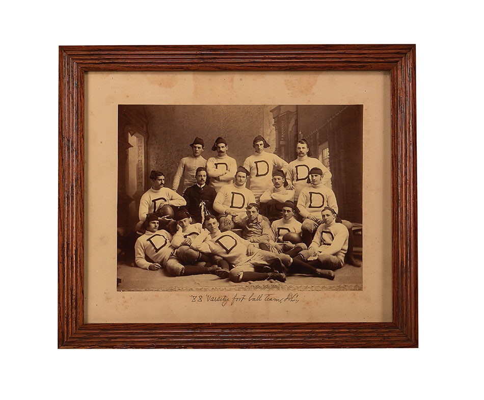 - 1888 Dartmouth Football Team Photograph