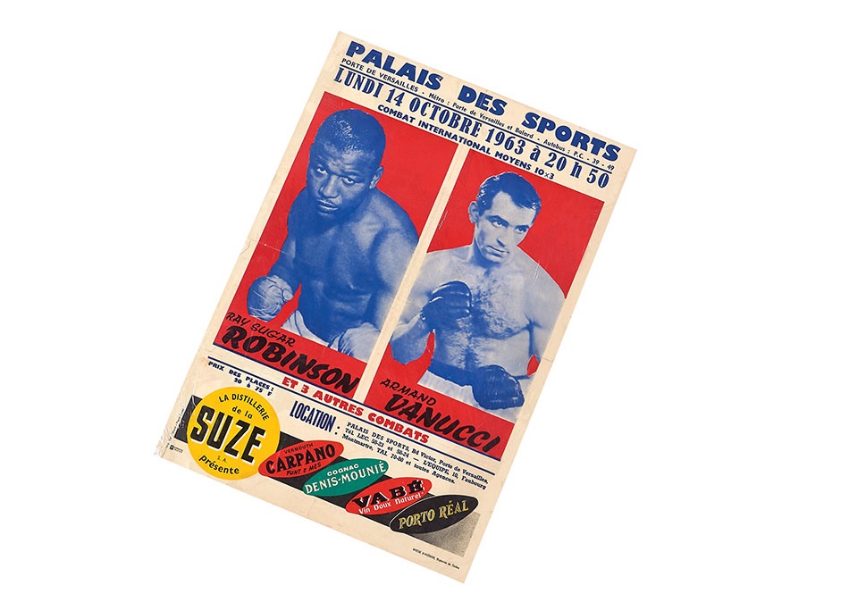 The Vern Foster Collection - Sugar Ray Robinson Vs. Armond Vanucci On-Site Poster