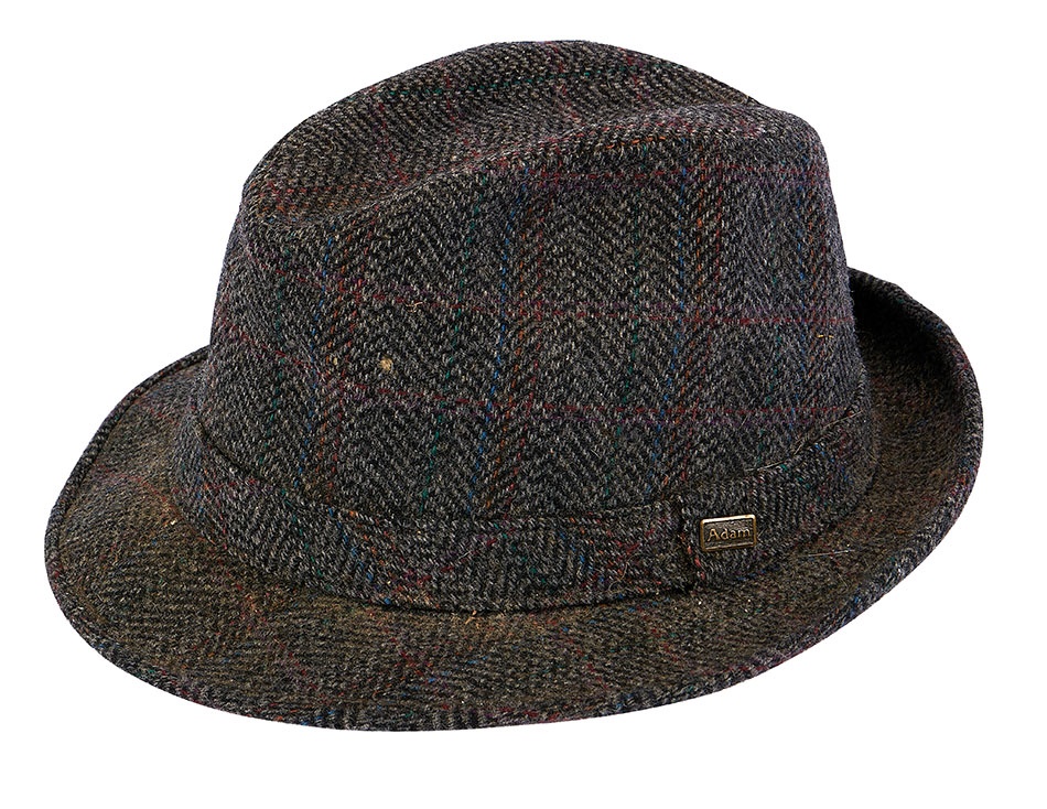Paul Bear Bryant Personally Gifted Herringbone Tweed Hat to Max Bear Jr.