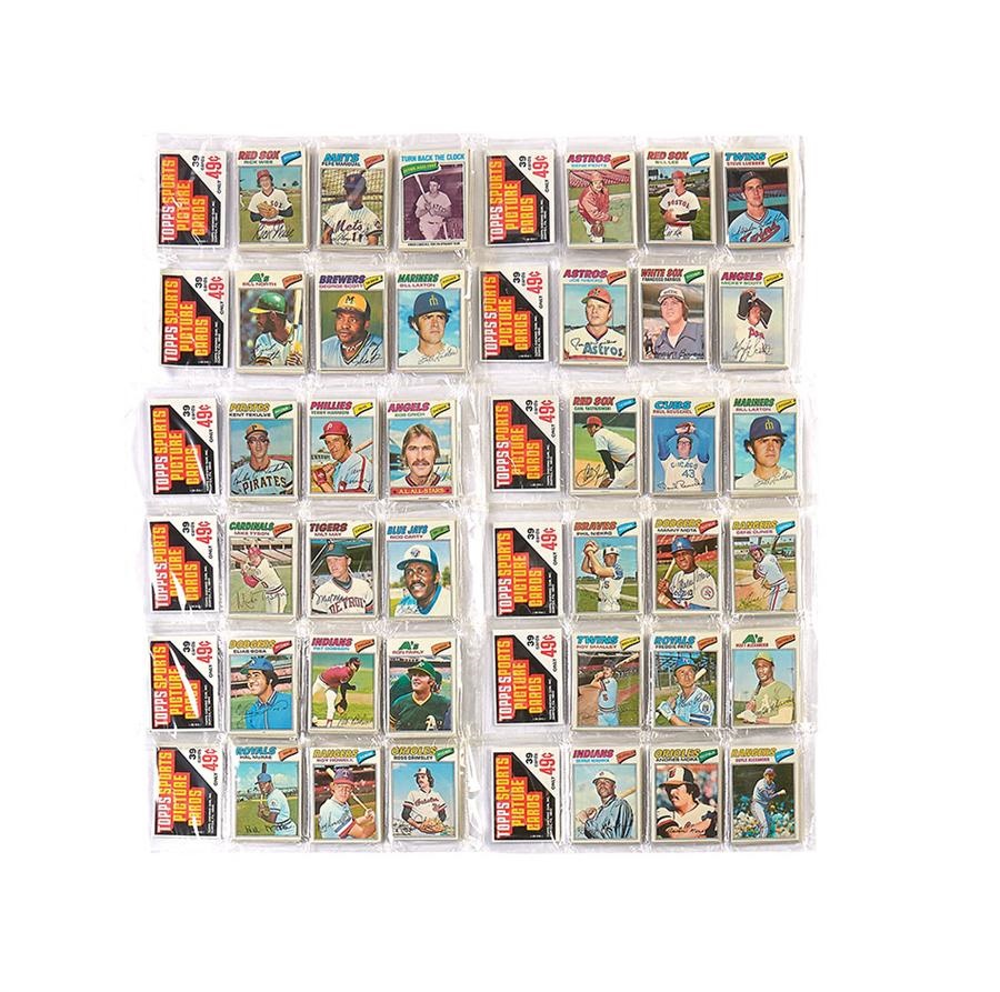 Vintage Unopened Packs - 1977 Topps Rack Pack Collection (17)