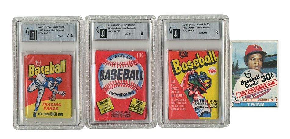 Vintage Unopened Packs - 1973-1979 Topps Baseball Unopened Collection (4)