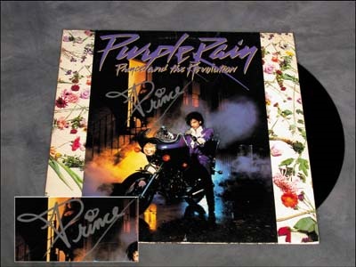 Prince Autographed LP
