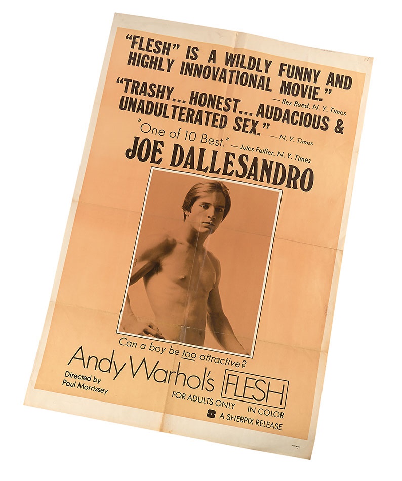 1968 Andy Warhol Flesh Movie Poster