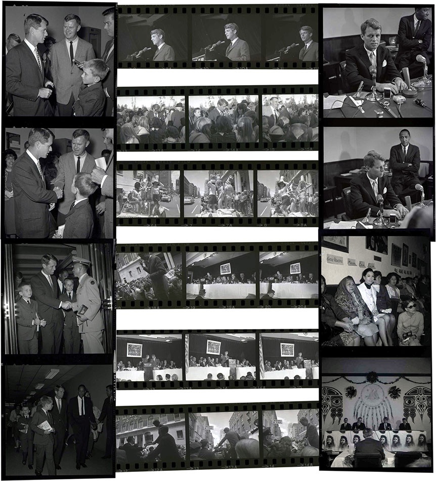 The San Francisco Examiner Collection - Robert F. Kennedy 1968 Presidential Campaign Original Negatives (137)