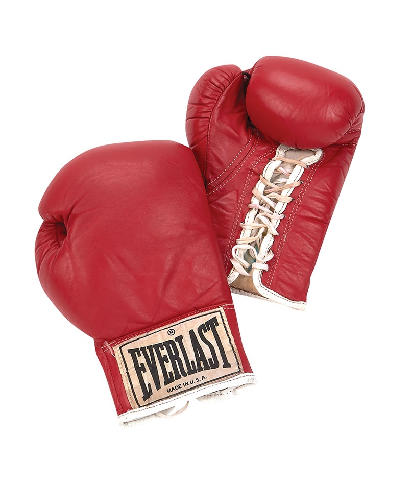 Muhammad Ali & Boxing - Tommy Morrrison Fight-Worn Gloves