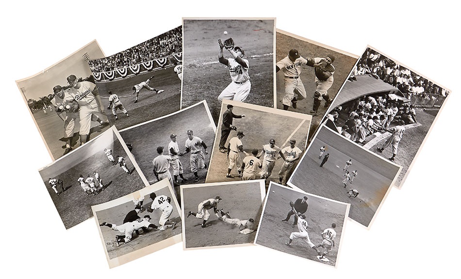Jackie Robinson & Brooklyn Dodgers - Gil Hodges Estate Vintage Photo Collection (Ex-Sal Larocca)