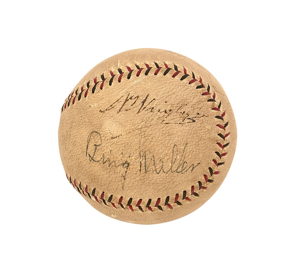 Baseball Autographs - William Wrigley 1930s Chicago Cubs Signed Baseball