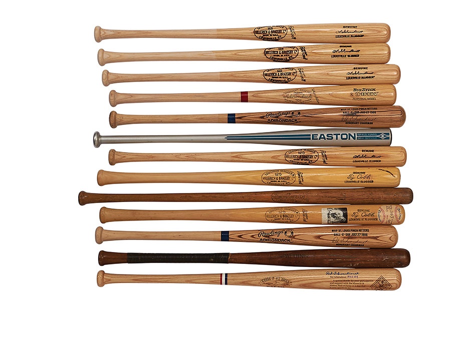 Red Schoendienst Collection Part II - Baseball Bat Collection (13)