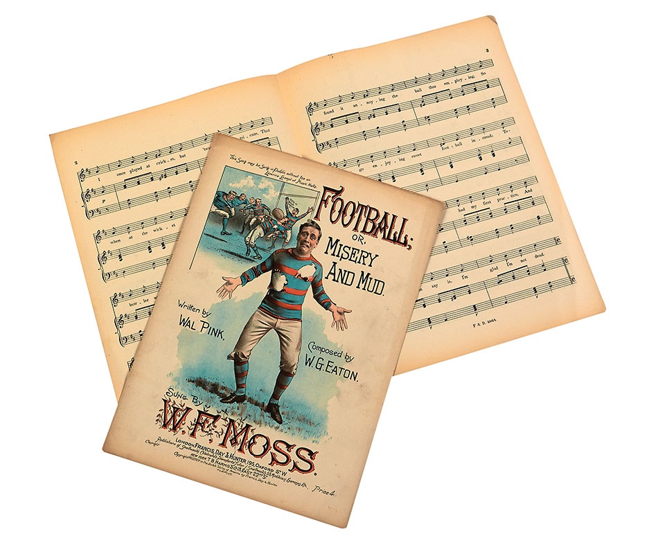 Earliest Known Football Sheet Music