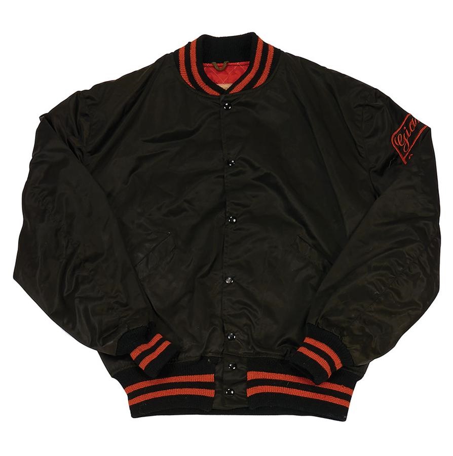 - 1960s Willie Mays "It's Cold Out There" San Francisco Giants Game-Worn Jacket with Incredible Provenance