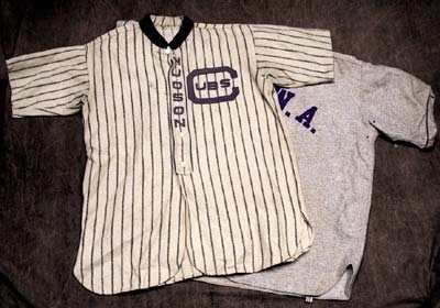 Baseball Jerseys - Fantastic Baseball Flannel Jersey Collection (1910's-50's)