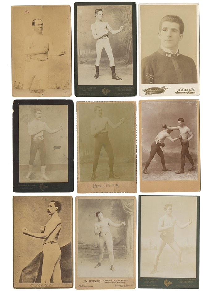 Muhammad Ali & Boxing - 19th Century Boxing Cabinets with Police Gazettes (15)