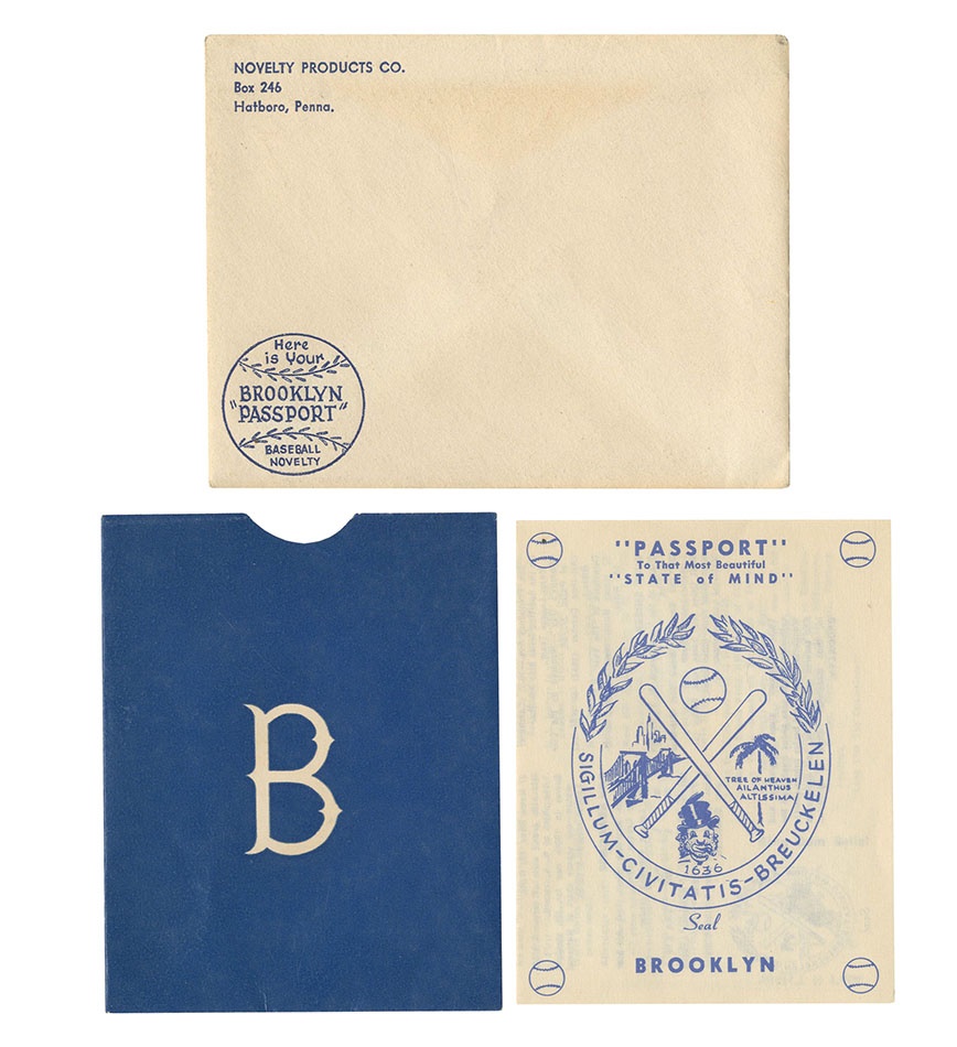 Jackie Robinson & Brooklyn Dodgers - World Champion Brooklyn Dodgers Passport