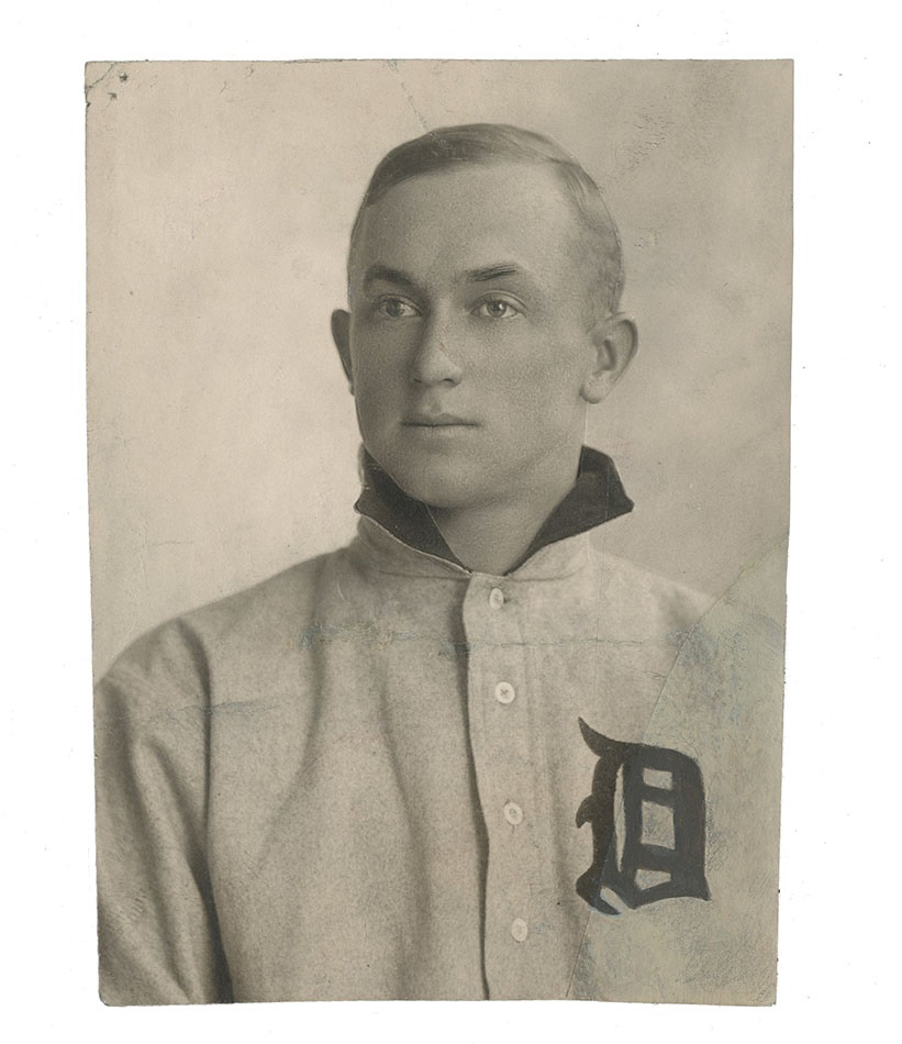 Sports Vintage Photography - Ty Cobb First-Generation T206 Pose Vintage Photograph by Carl Horner