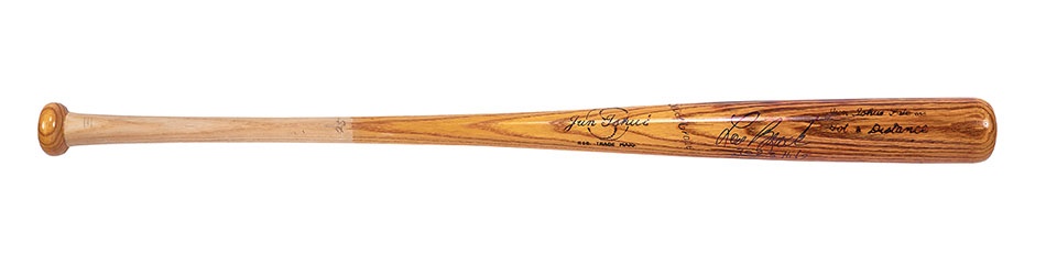 Property from the Collection of Lou Brock - Sadaharu Oh Game Bat Signed by Lou Brock