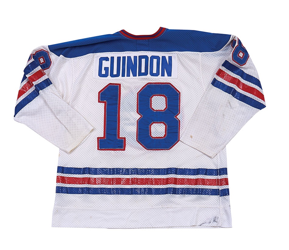 - 1977-78 Bobby Guindon Winnipeg Jets Game-Worn Jersey