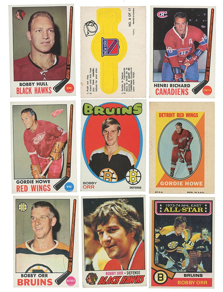 Sports and Non Sports Cards - 1960-1980s Hockey Shoebox Collection With Orr & Howe (250+)