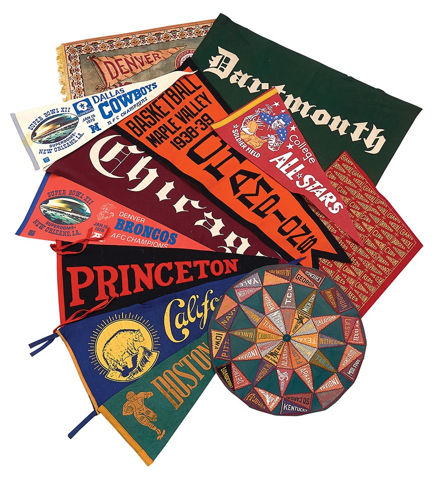 All Sports - Fabulous Sports Pennant Collection of Over 100 Pieces