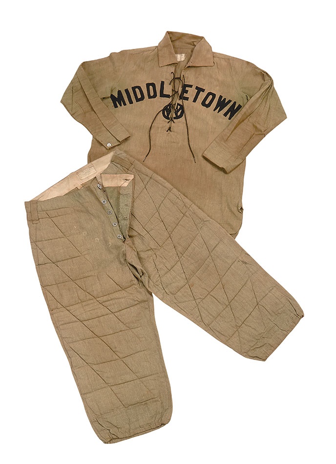 - 19th Century Middletown Tie-Front Baseball Uniform