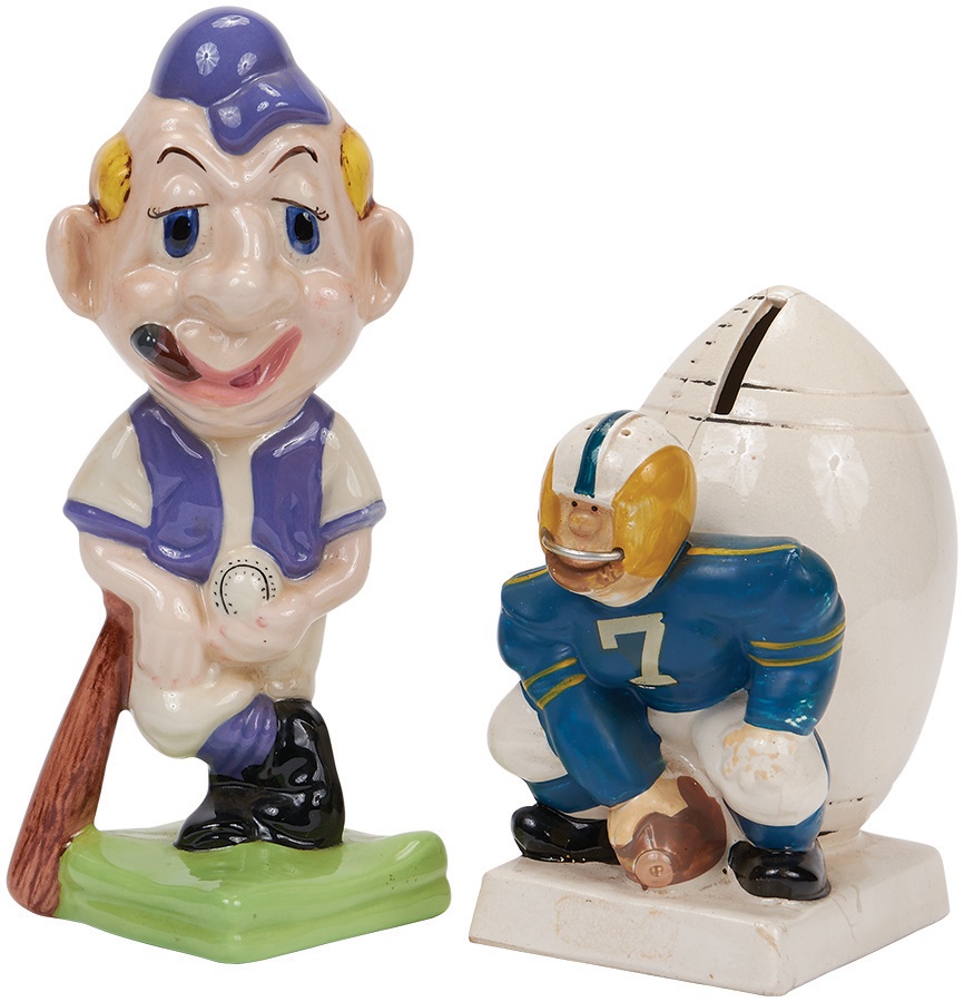 Football - Kail & Stanford Pottery Figures (2)
