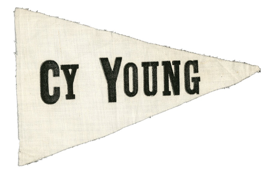 19th Century Baseball - Turn of the Century Cy Young Pennant