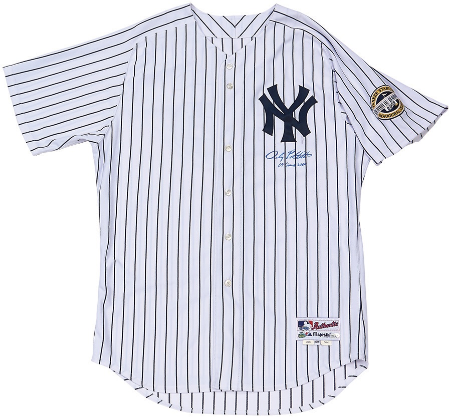 NY Yankees, Giants & Mets - 2009 Andy Pettitte New York Yankees Game Worn Jersey