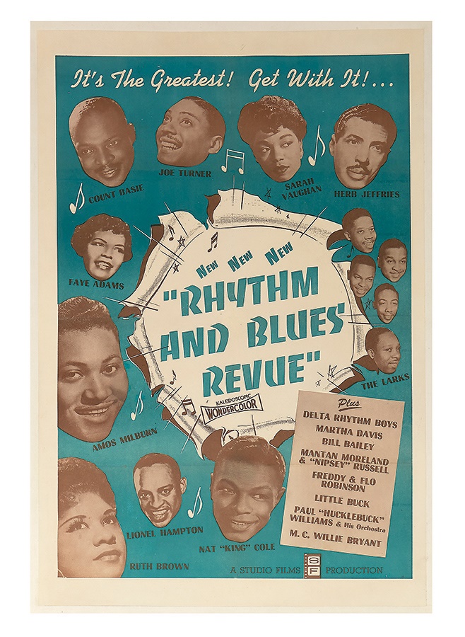 - 1955 Rhythm & Blues Review One-Sheet Poster