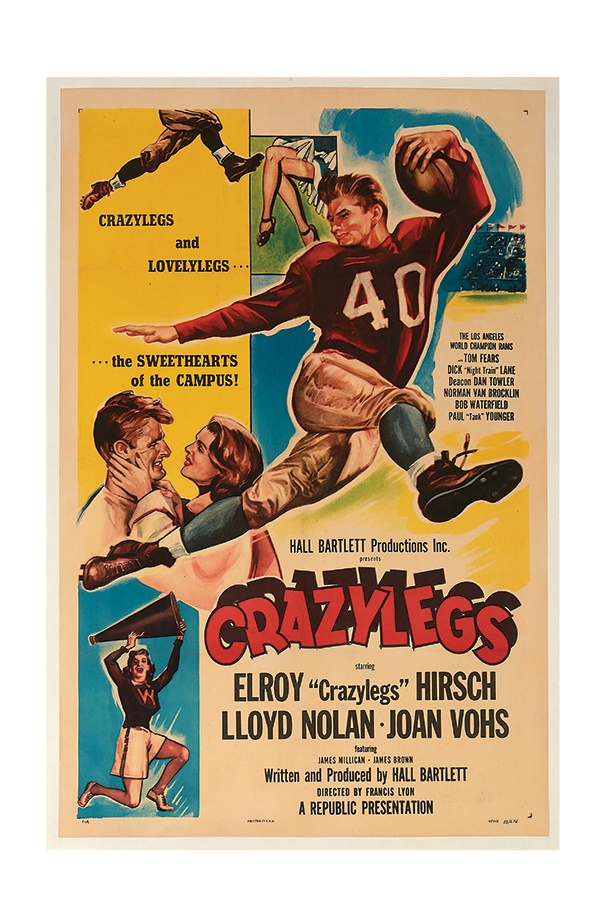 Football - 1953 "Crazylegs" Movie Poster