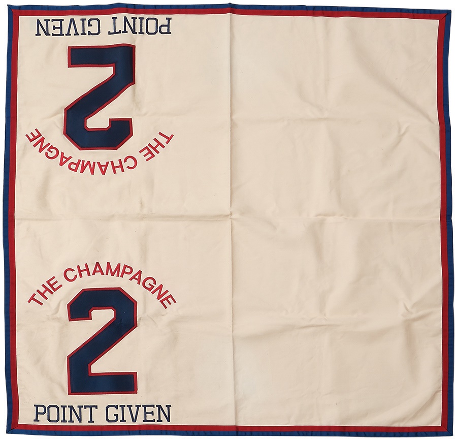 - Point Given Runner-Up Champagne Stakes Saddle Cloth