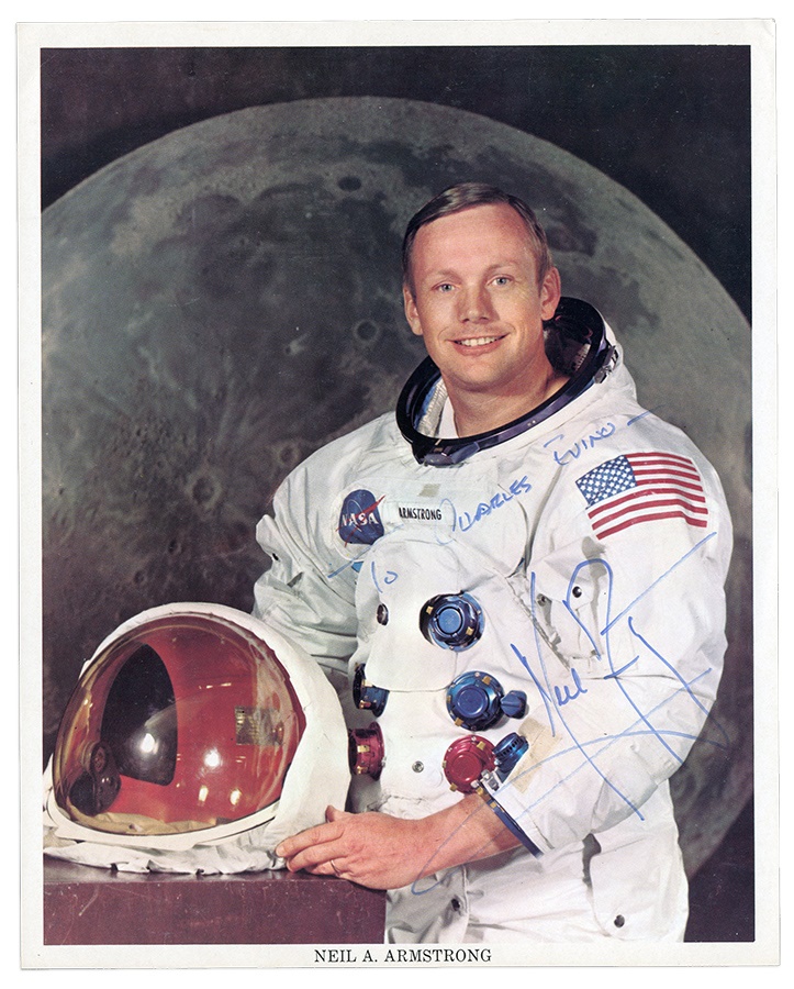 Rock And Pop Culture - Neil Armstrong Signed Photograph