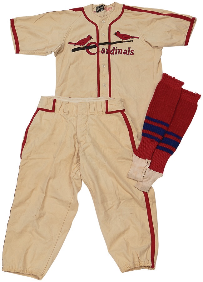 1946-48 Howie Pollet St. Louis Cardinals Game Worn Uniform