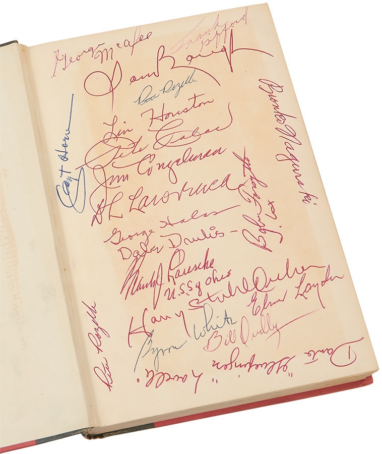 - 1963 Pro Football's Hall of Fame Signed at 1963 Dedication
