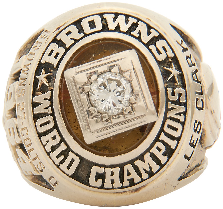 - 1964 Cleveland Browns World Championship Ring