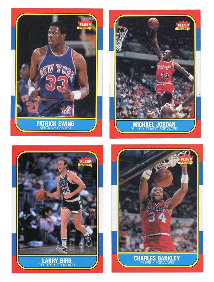 - 1986 Fleer Basketball Set With Stickers