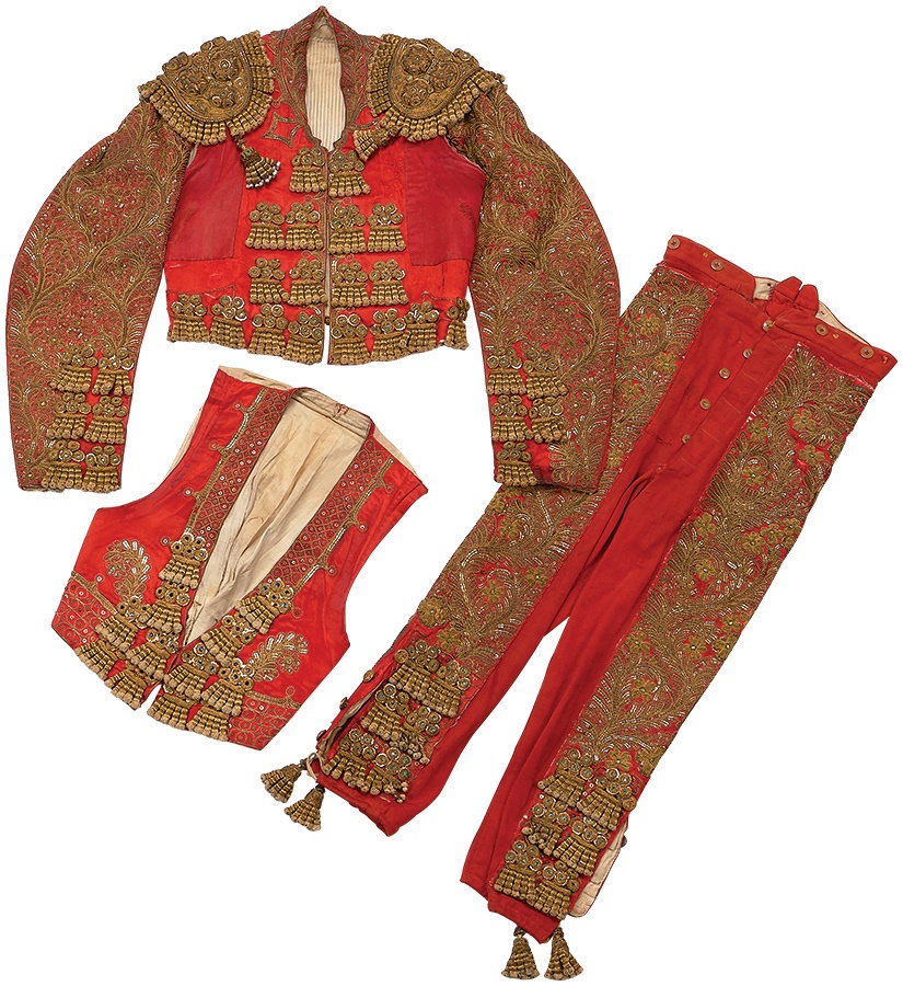 - 1915-1917 Bullfighting "Suit of Lights" From First North American Female Bullfighter Worn by Alejandro del Hierro