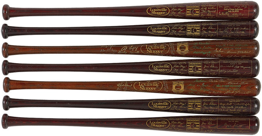 - Bob Gibson's Hall of Fame Induction Brown Bats (7)