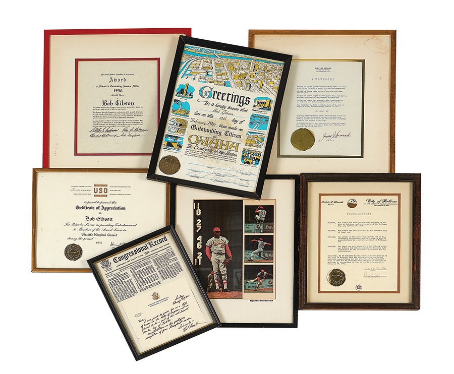 The Bob Gibson Collection - Bob Gibson Resolutions, Proclomations and More (7)