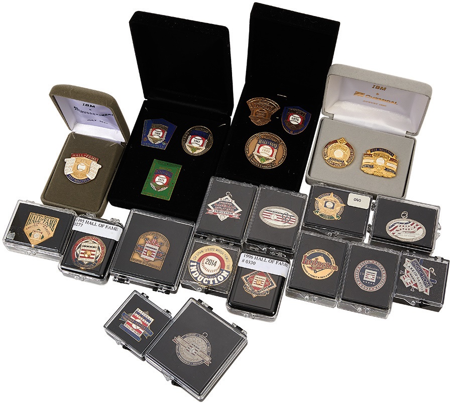 - Baseball Hall of Fame Press Pins and Charms (23)