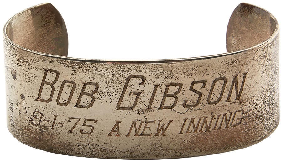 - 1975 Bob Gibson Retirement Bracelet