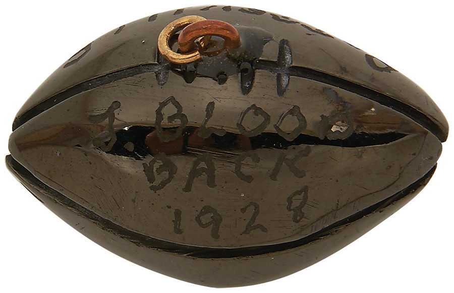 Football - 1928 Pottsville Maroons Coal Fob Presented to Johnny Blood