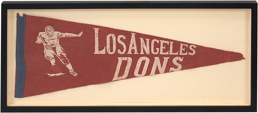 - 1940's Los Angeles Dons AAFC Football Pennant