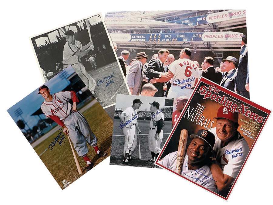 - Stan Musial Signed Photographs (6)